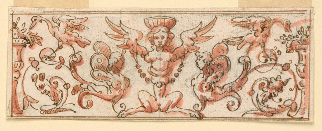 Design for en frise av Unknown artist