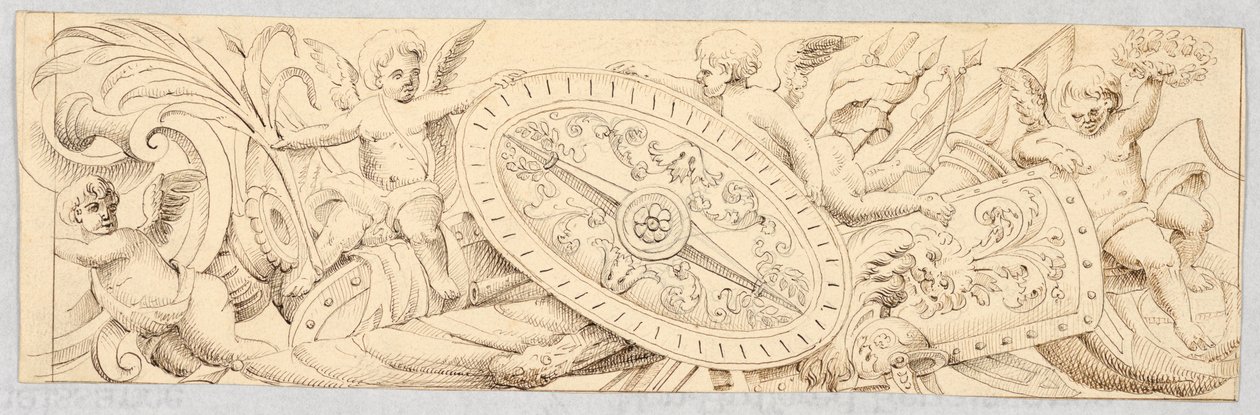 Design for en frise av Unknown artist
