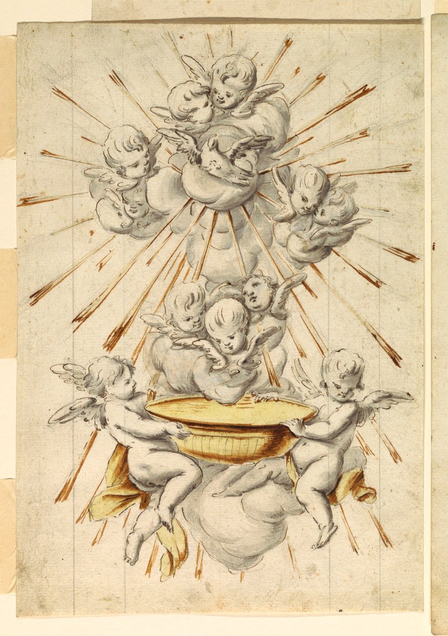 Design for en helvannstut av Unknown artist