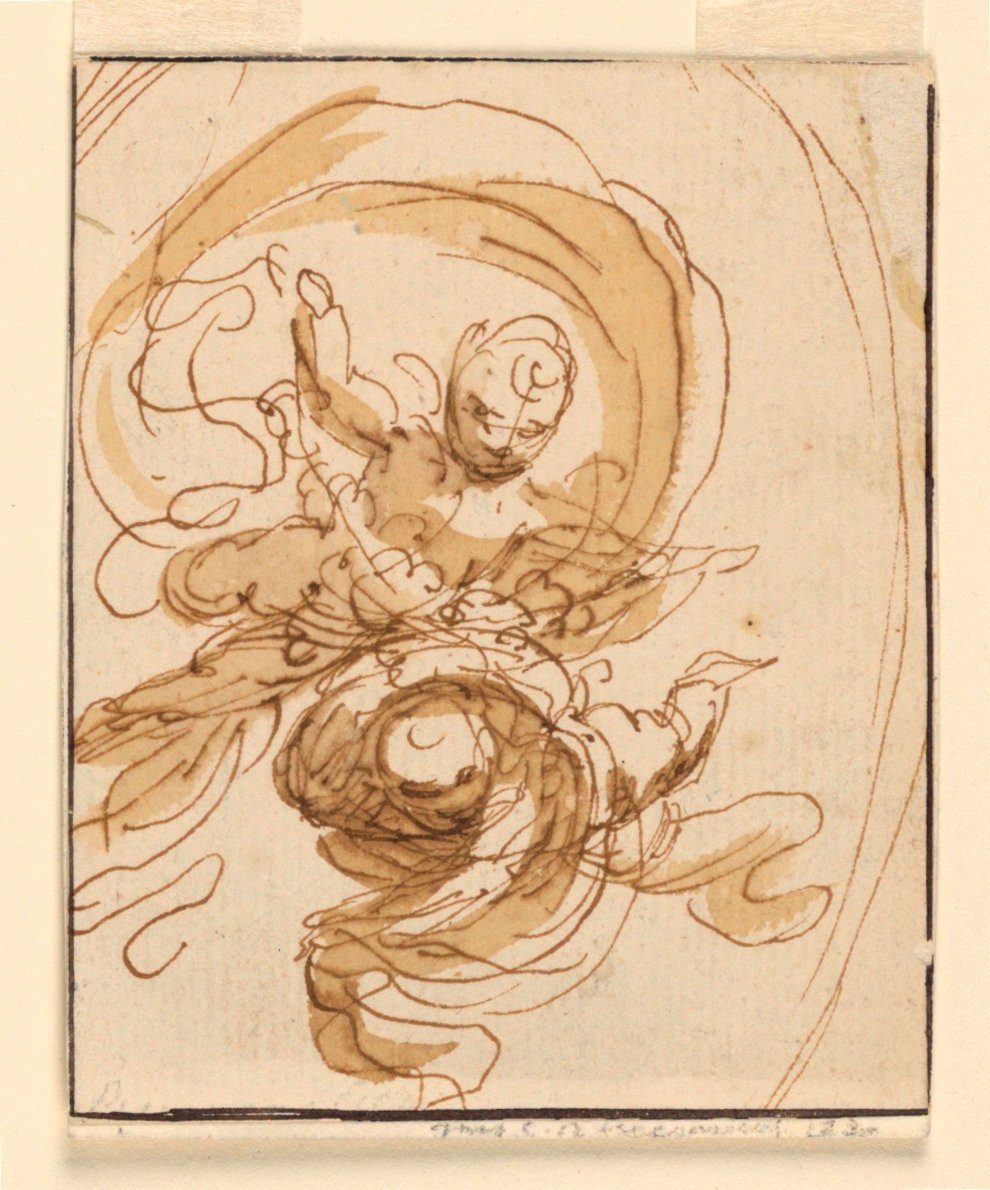 Design for en malt vegg av Unknown artist