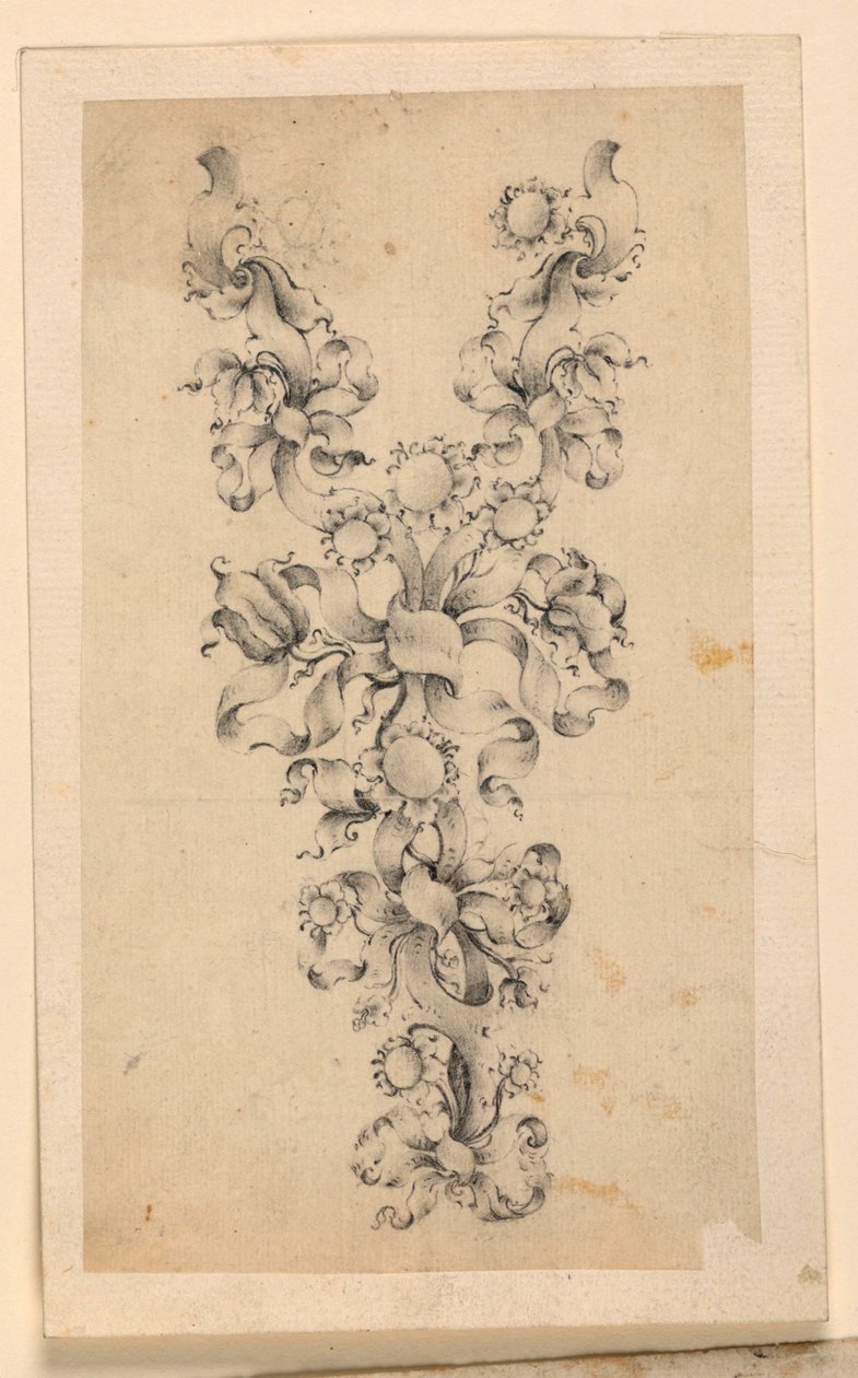 Design for et anheng av Unknown artist