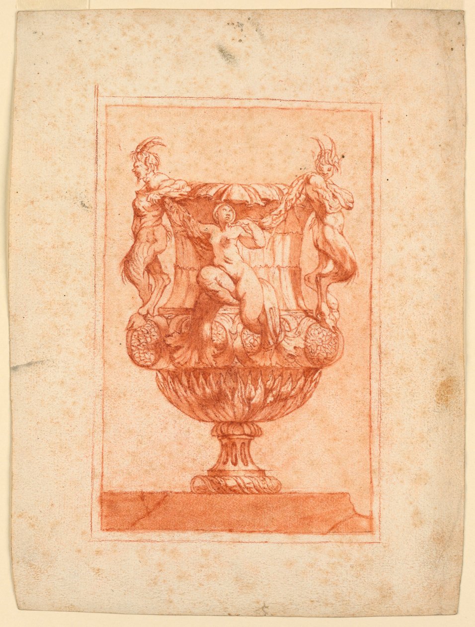 Design for en vase av Unknown artist