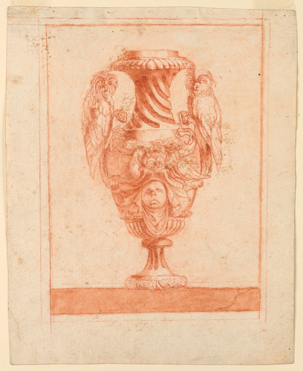 Design for en vase av Unknown artist