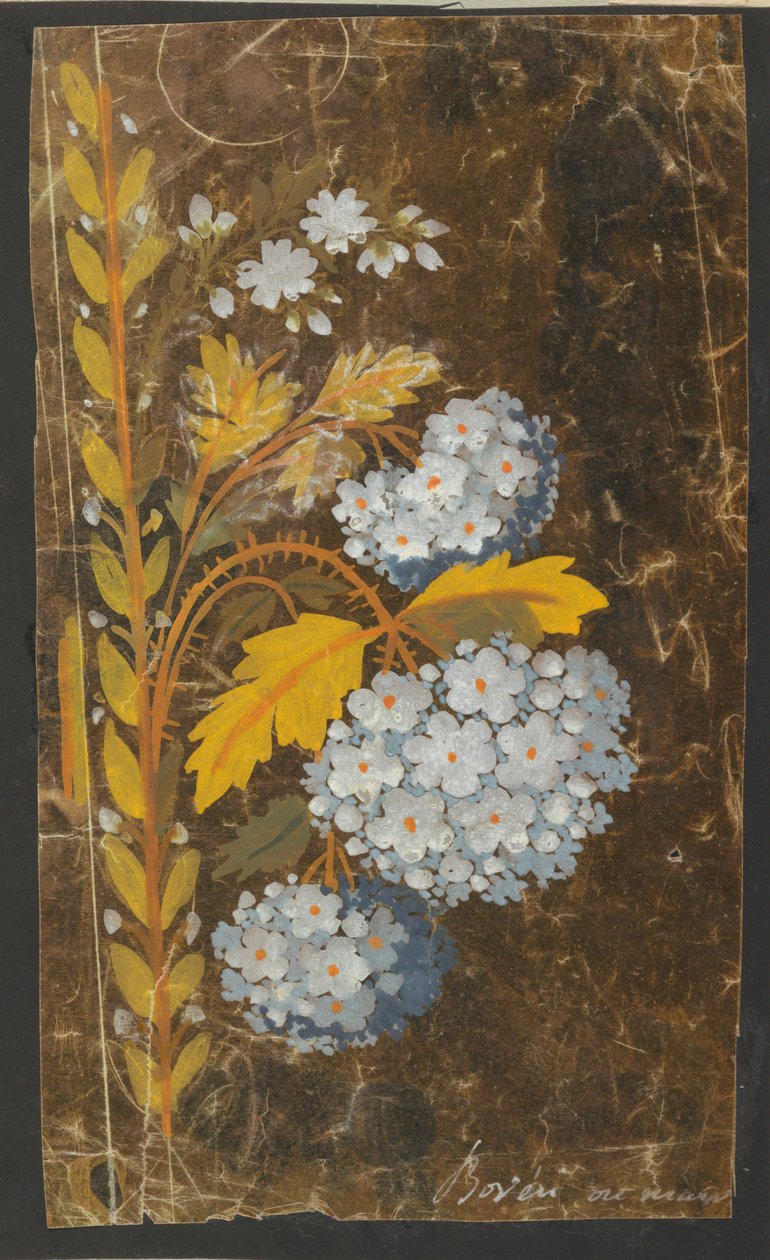 Design for en brodert kant av Unknown artist