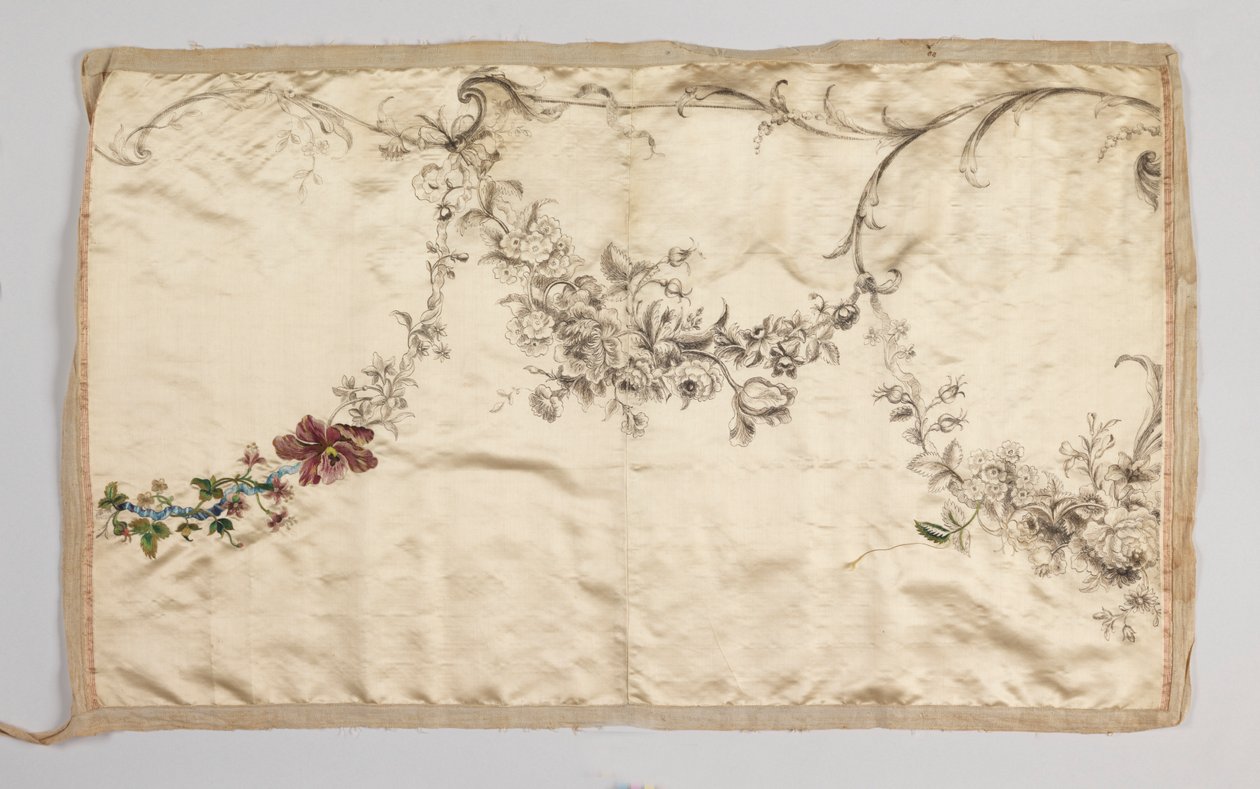 Design for broderi av Unknown artist