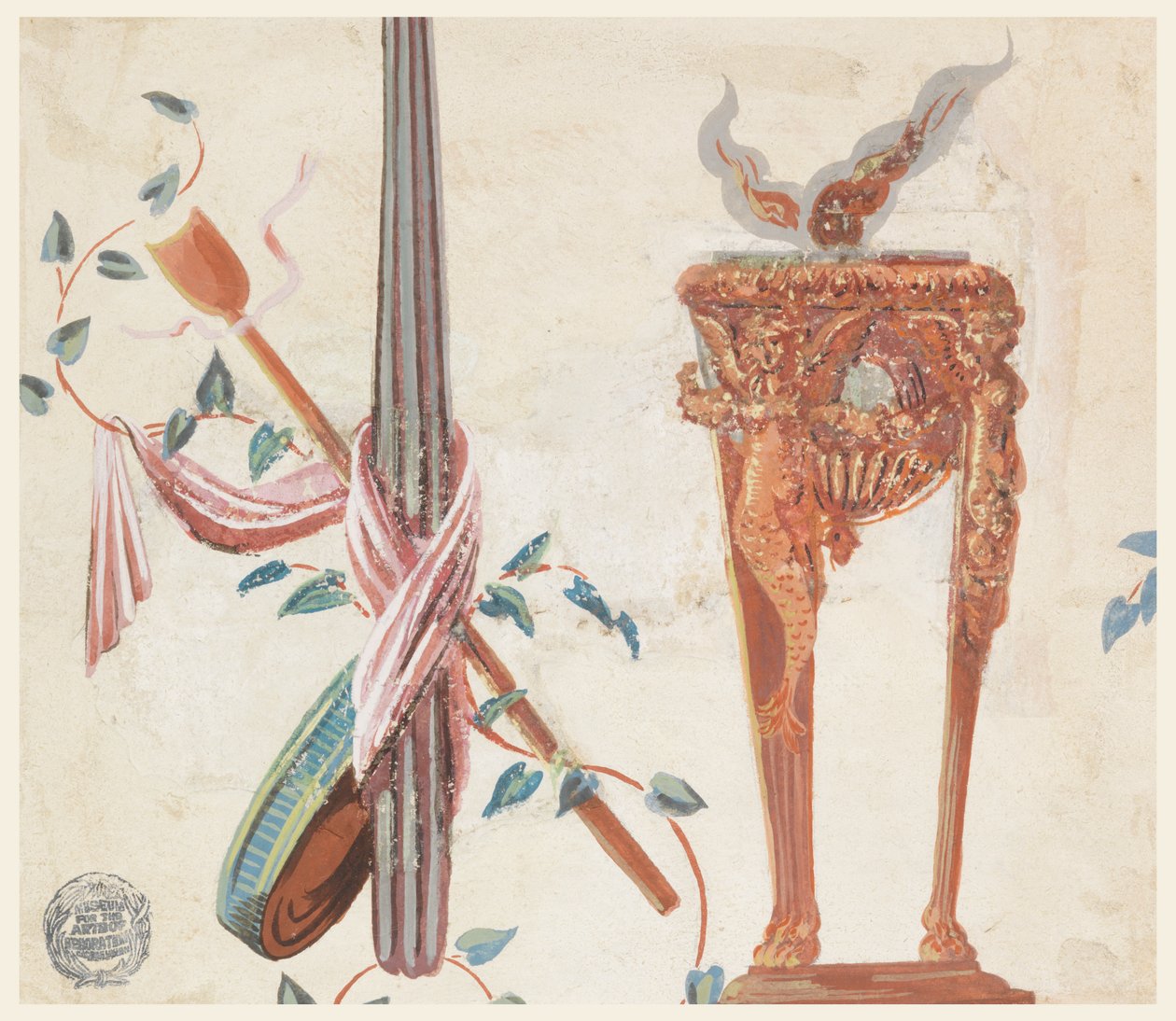 Design for trofeer av Unknown artist