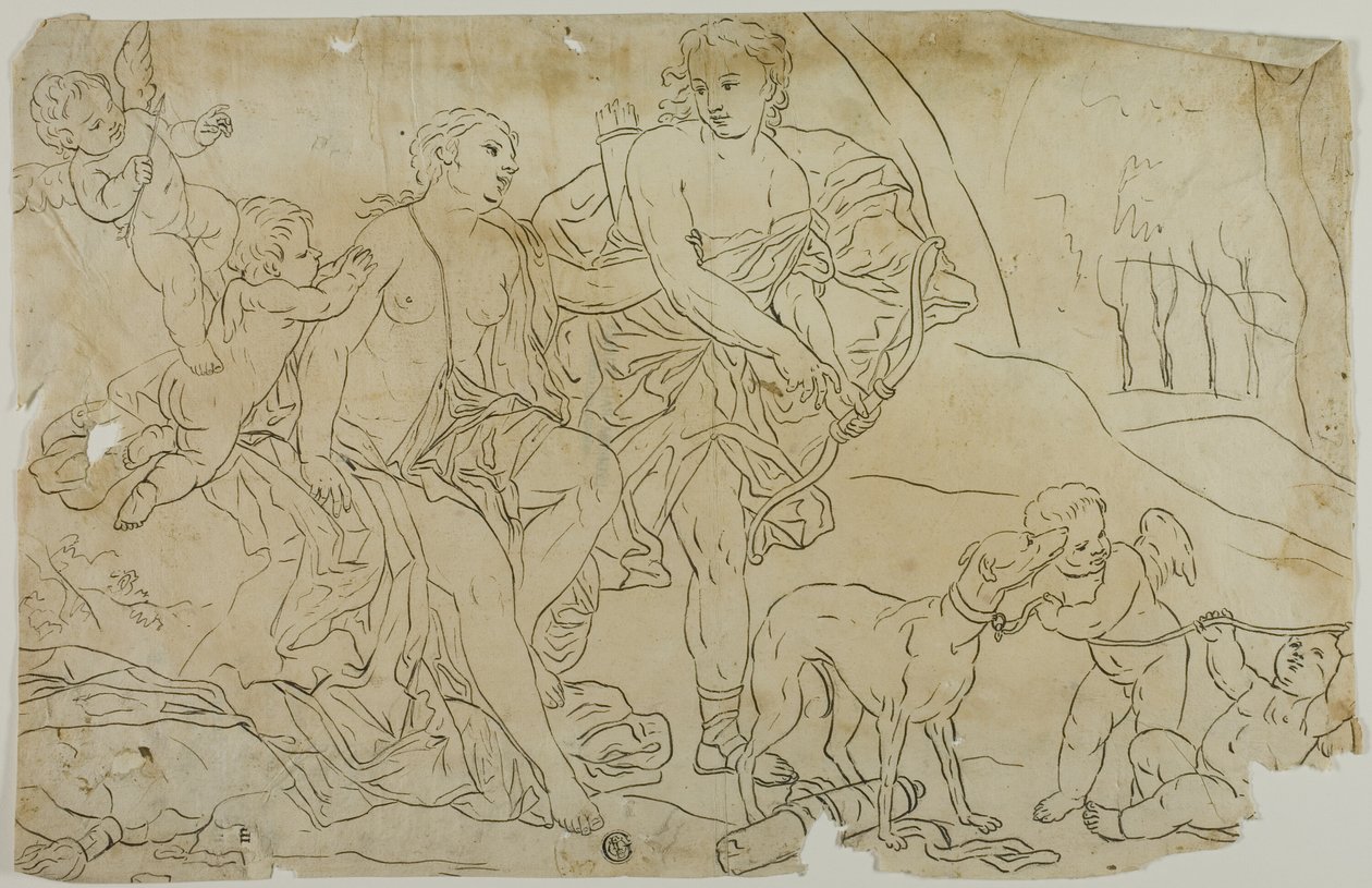 Diana og Endymion av Unknown artist