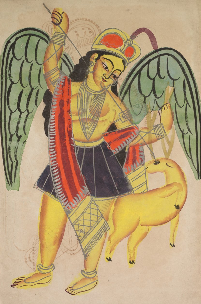 Diana eller Artemis, jaktens gudinne av Unknown artist