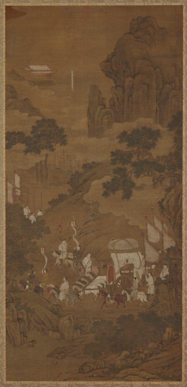Hertug Wen av Jin gjenoppretter tilstanden sin av Unknown artist