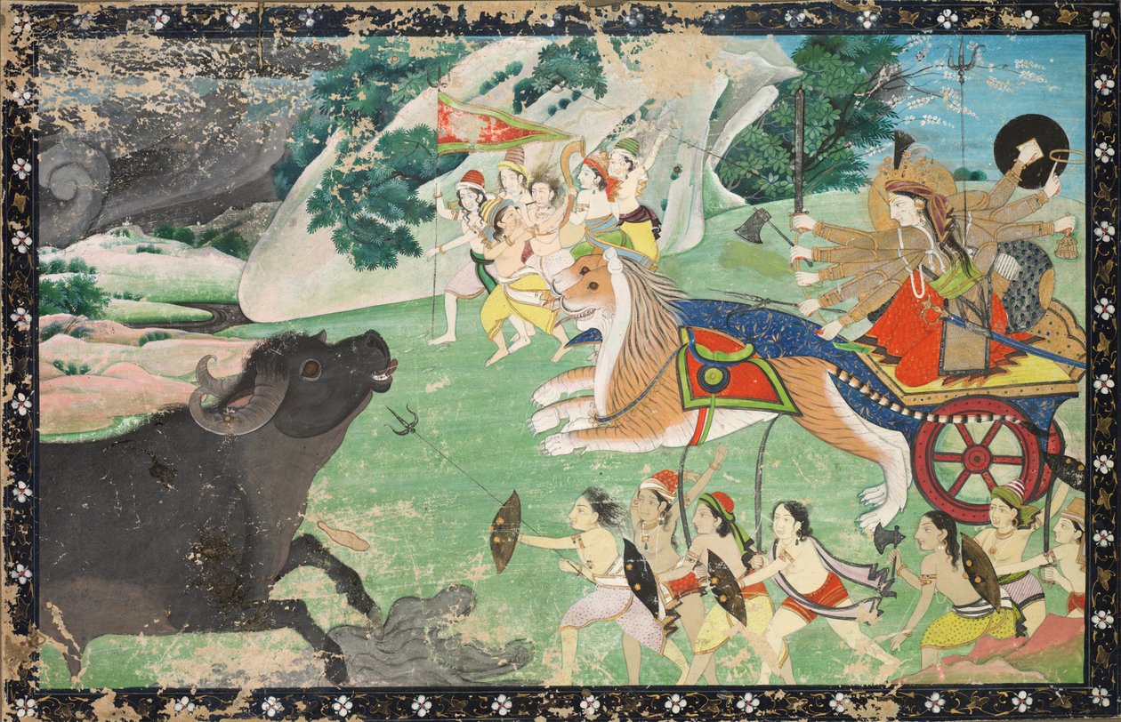 Durga Slang Mahisha av Unknown artist