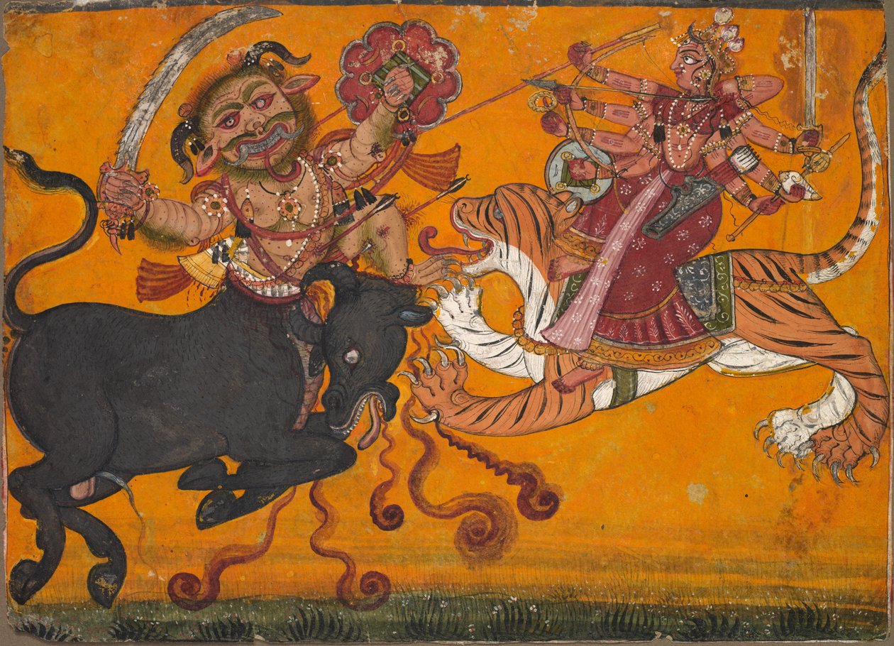Durga Slang Mahisha av Unknown artist