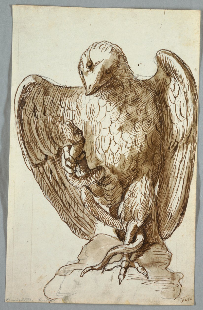Ørn og Slange av Unknown artist