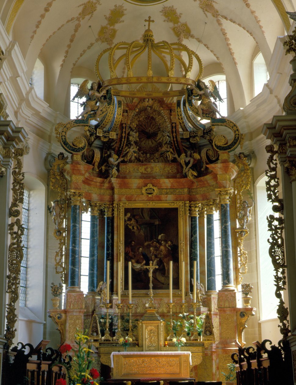 Ebersmunster (Alsace) - Alter. av Unknown artist