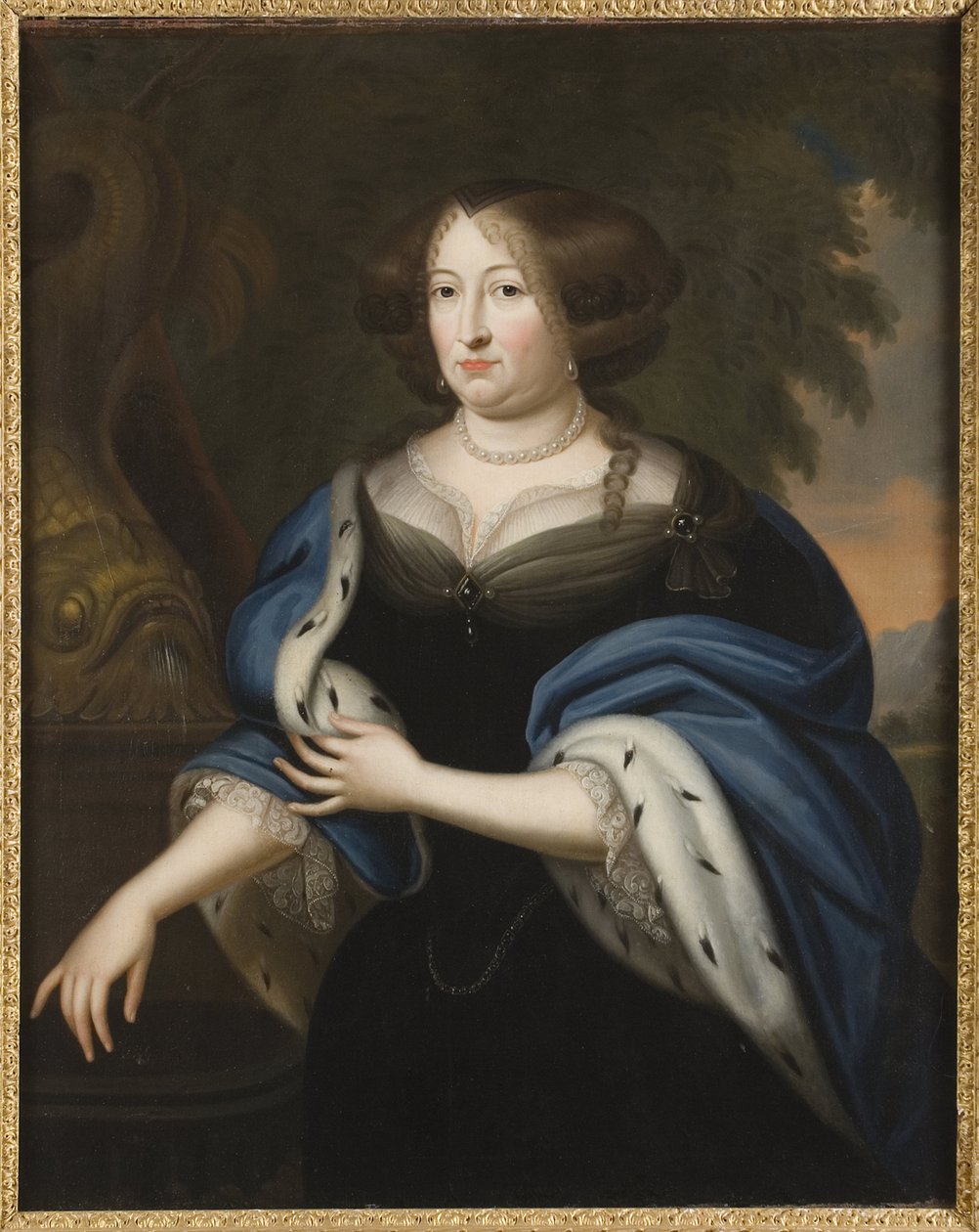 Edwige Sophie de Brandebourg - Portrett av markgrevinen Hedwig Sophie av Brandenburg av Unknown artist