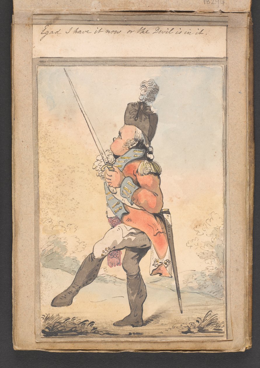 "Egad jeg har det nå eller djevelen er i det" av Unknown artist