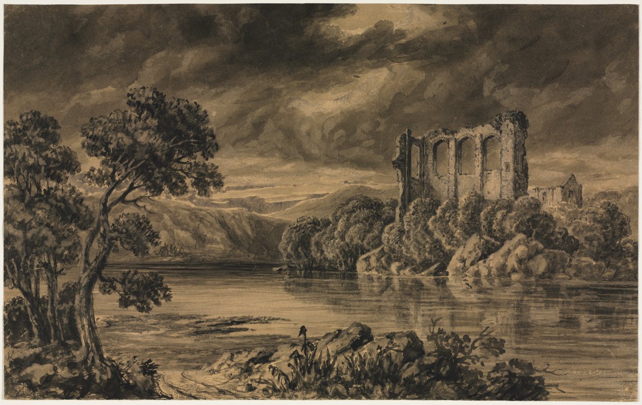 Egremont slott, Cumberland av Unknown artist