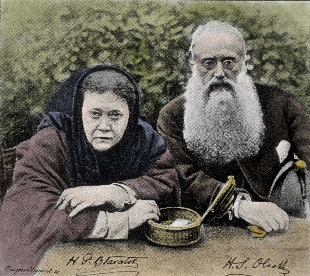 Elena Petrovna Blavatsky (1831-1891), russisk teosof, medgründer av Theosophical Society i 1875 sammen med Henry Steel Olcott. av Unknown artist
