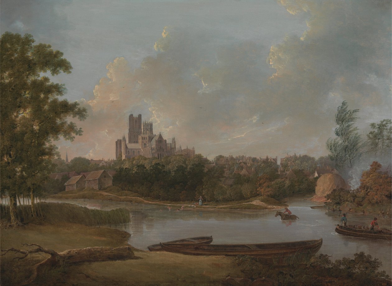 Ely katedral av Unknown artist