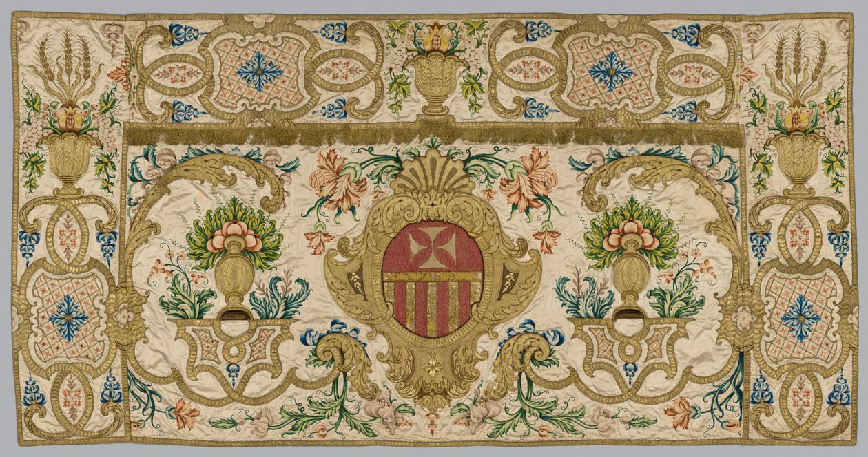 Brodert forside av et alter av Unknown artist