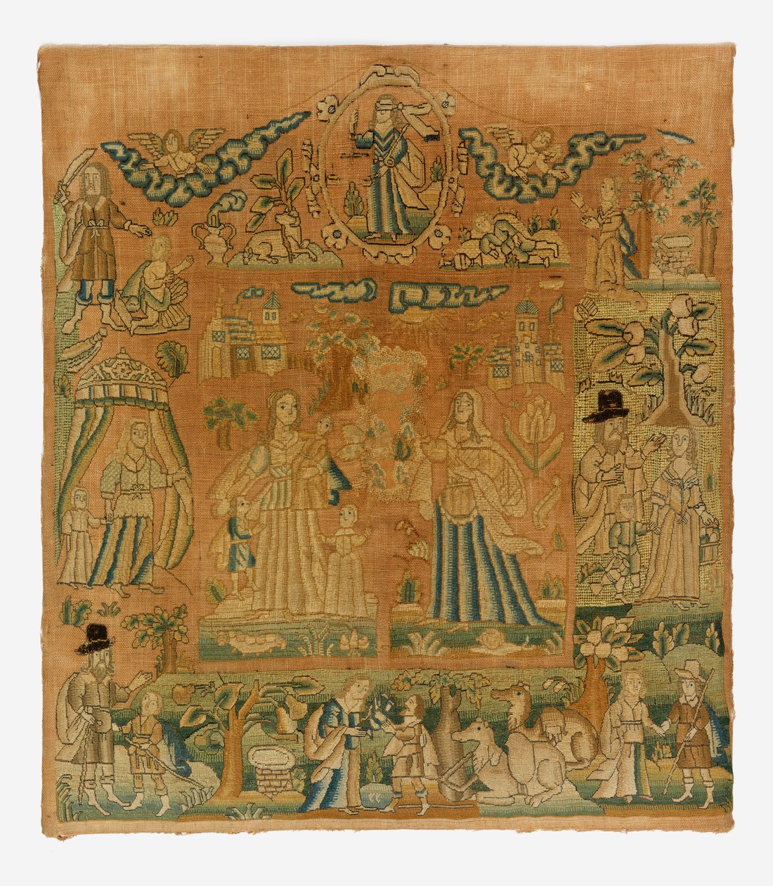 Brodert bilderamme av Unknown artist