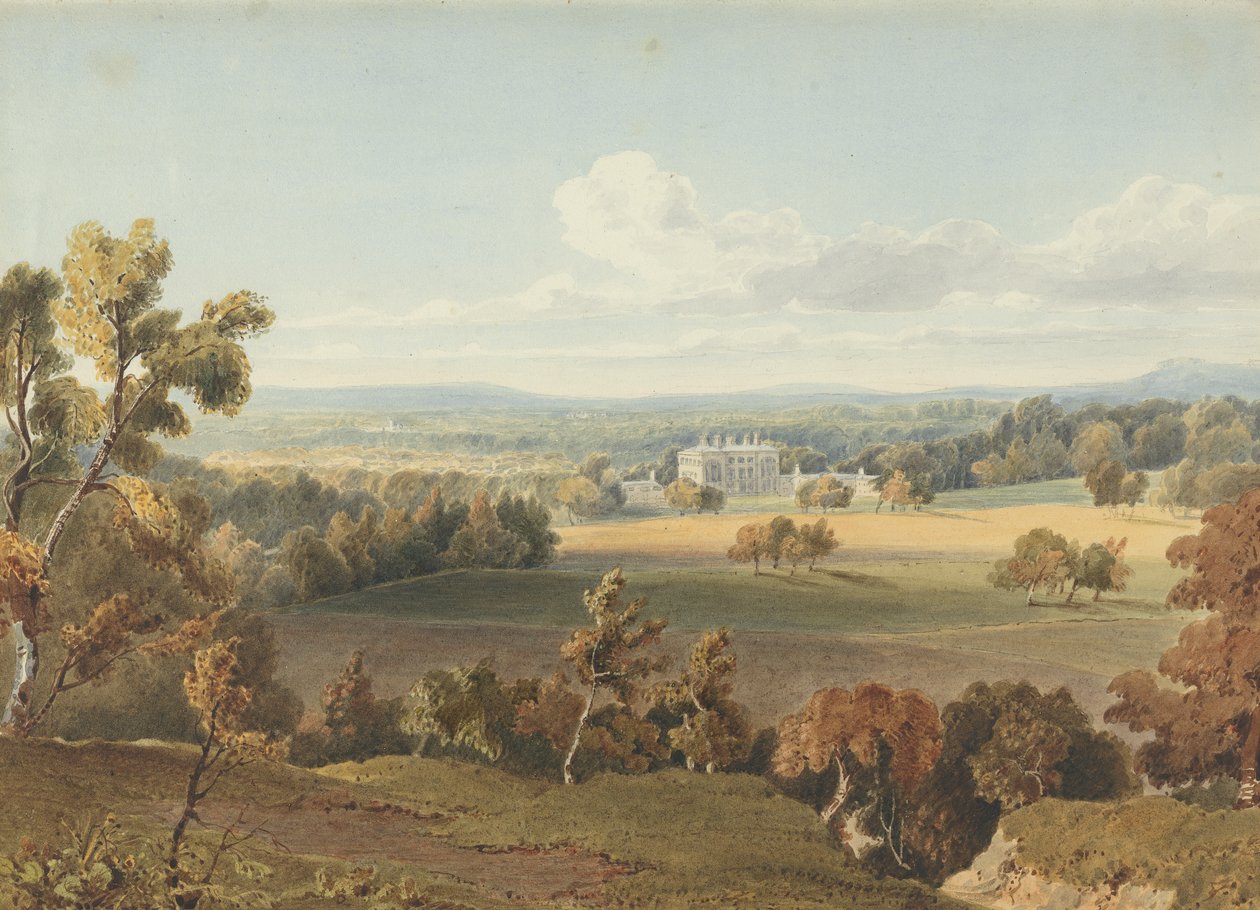 Erlestoke hus og park av Unknown artist