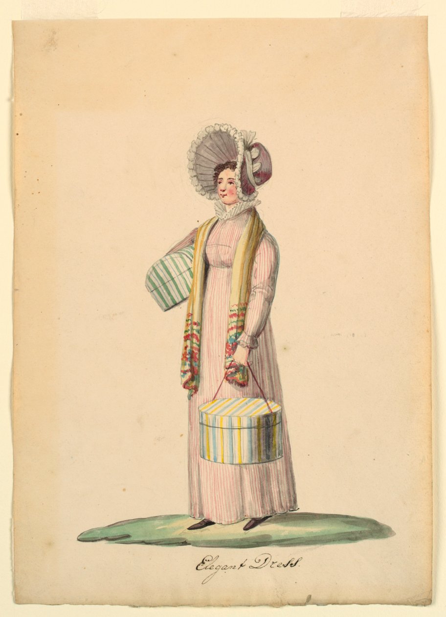 Mote: Elegant kjole av Unknown artist