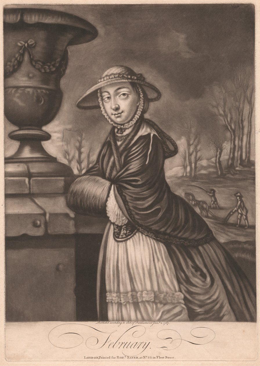 februar av Unknown artist