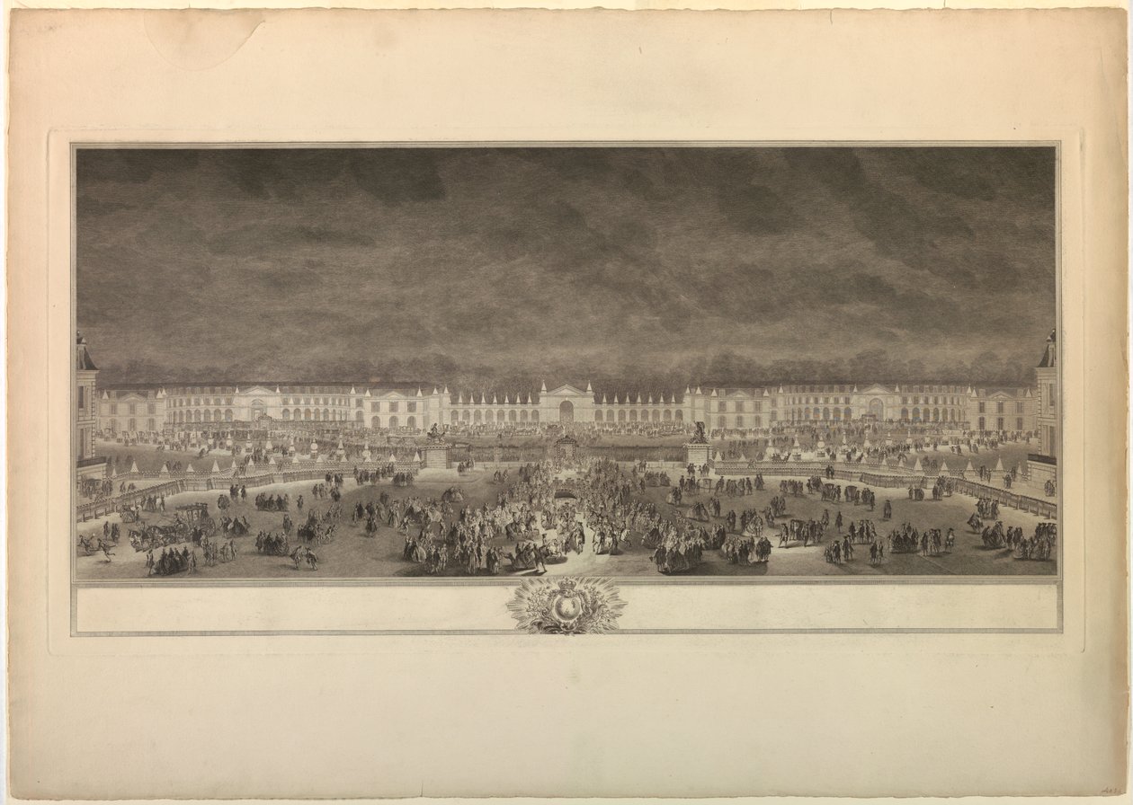 Festival som hedrer Louis XV av Frankrike av Unknown artist