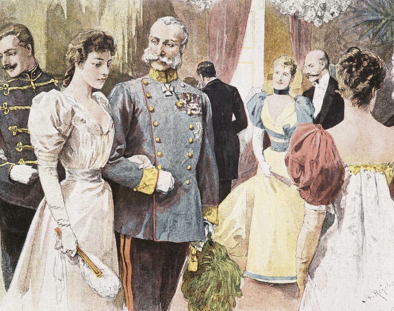 Festligheter i Østerrike: Francois Joseph I av Unknown artist