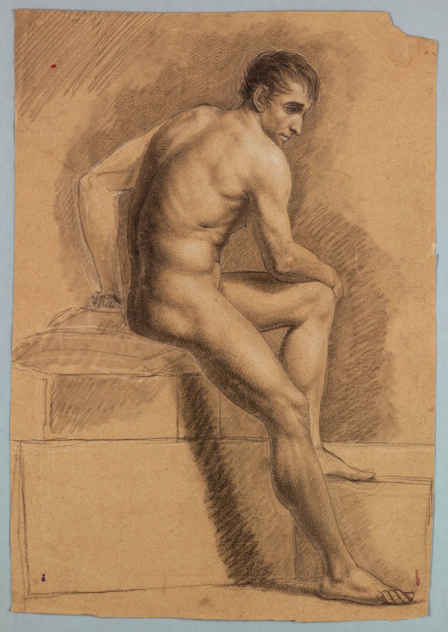 Figurstudie av Unknown artist