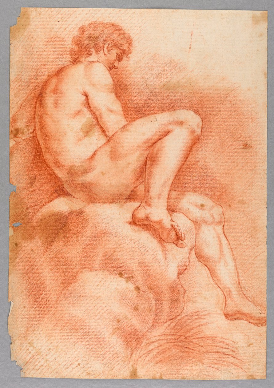 Figurstudie av Unknown artist