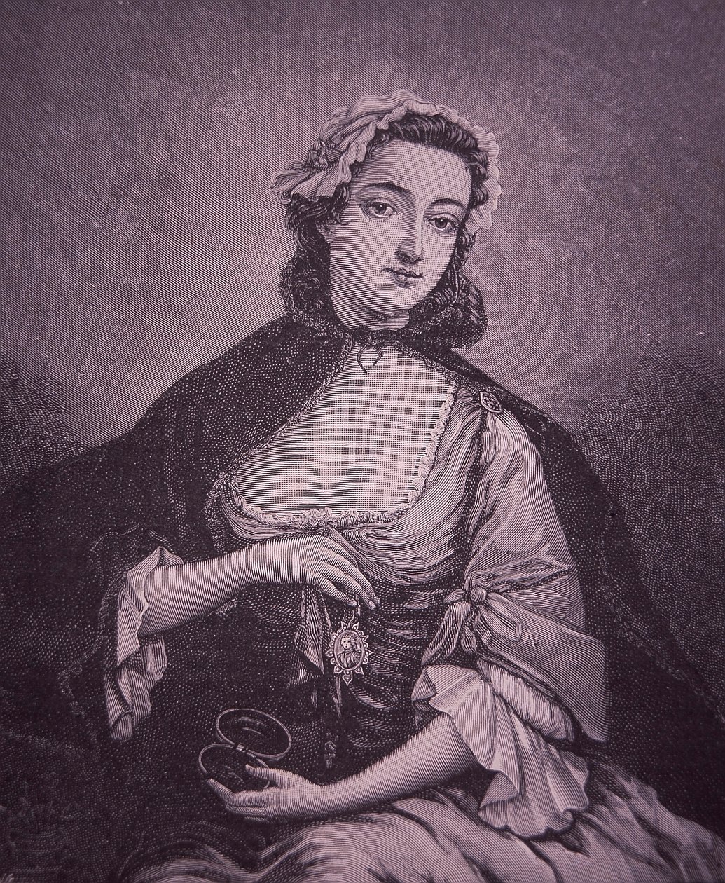Flora Macdonald, hengiven Jacobite som hjalp Bonnie Prince Charlie å rømme av Unknown artist