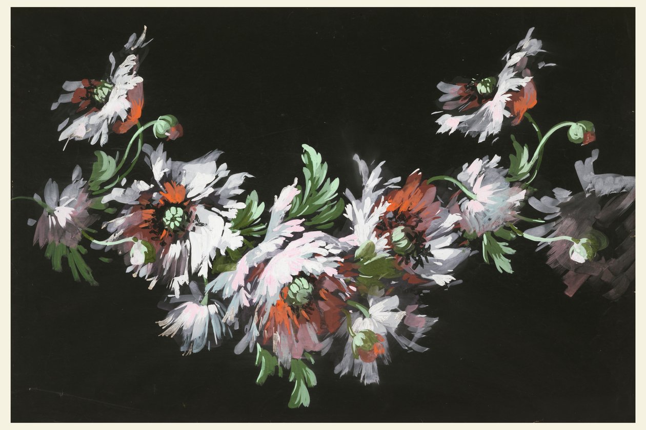 Blomsterarrangement av Unknown artist