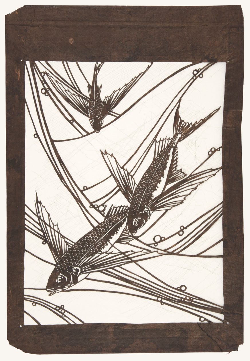 Flyvende fisk av Unknown artist