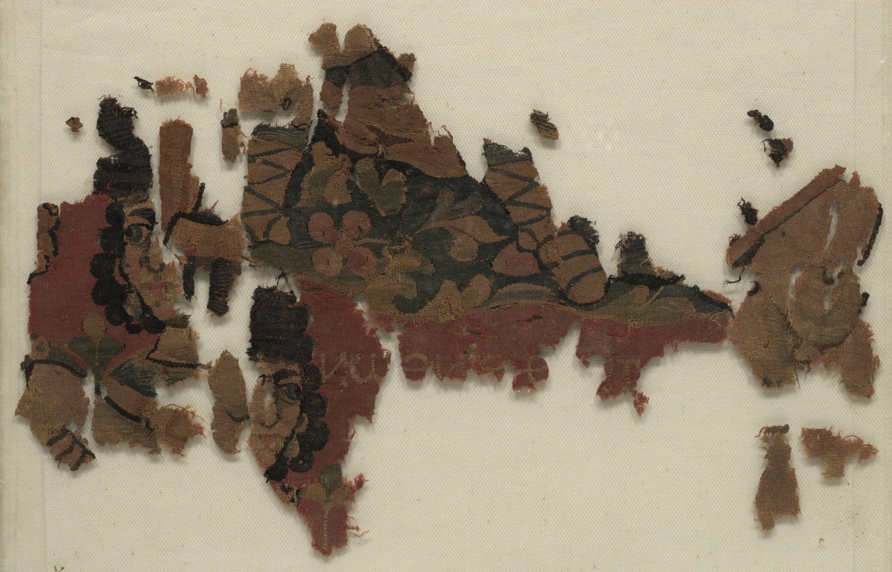 Fire fragmenter fra en henging: Athena Partheneon av Unknown artist