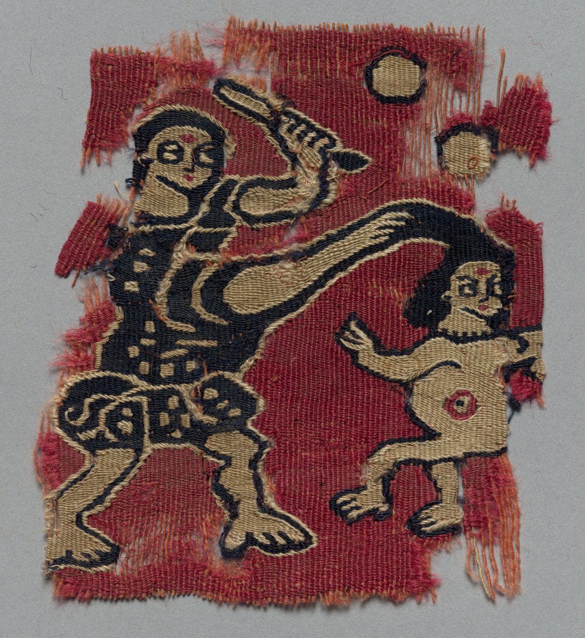 Fragment av et ornament av Unknown artist