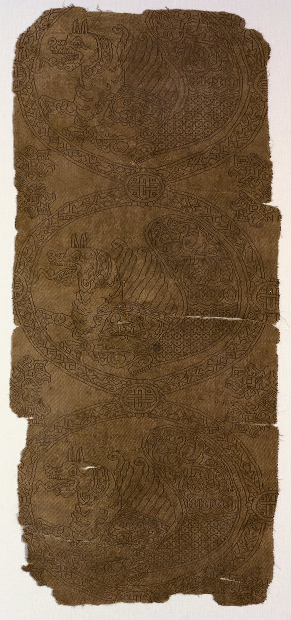Fragment med Senmurvs av Unknown artist