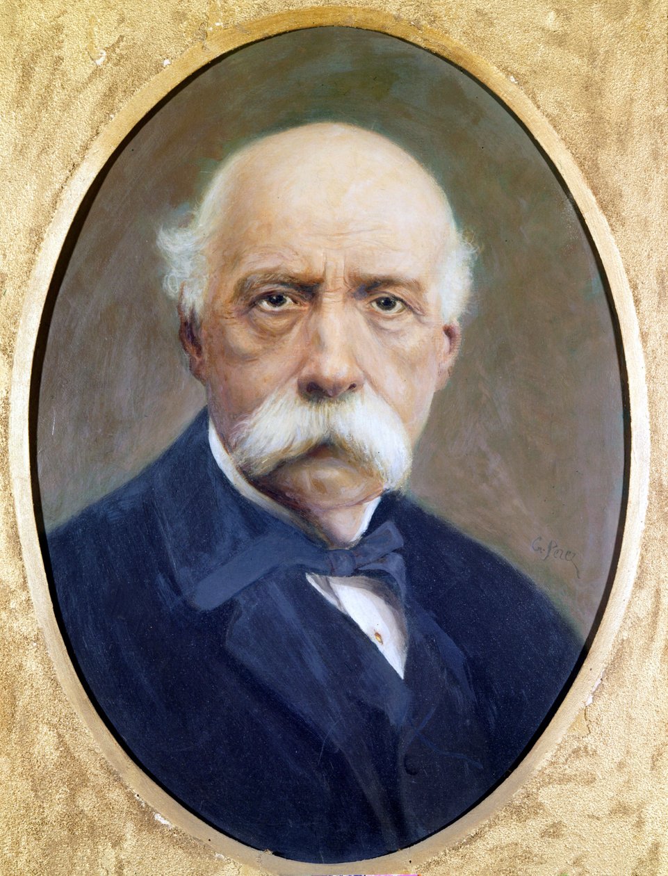 Francesco Crispi (1819 - 1901), italiensk politiker. Maleri av G. Perez. Musee du Risorgimento i Roma. av Unknown artist