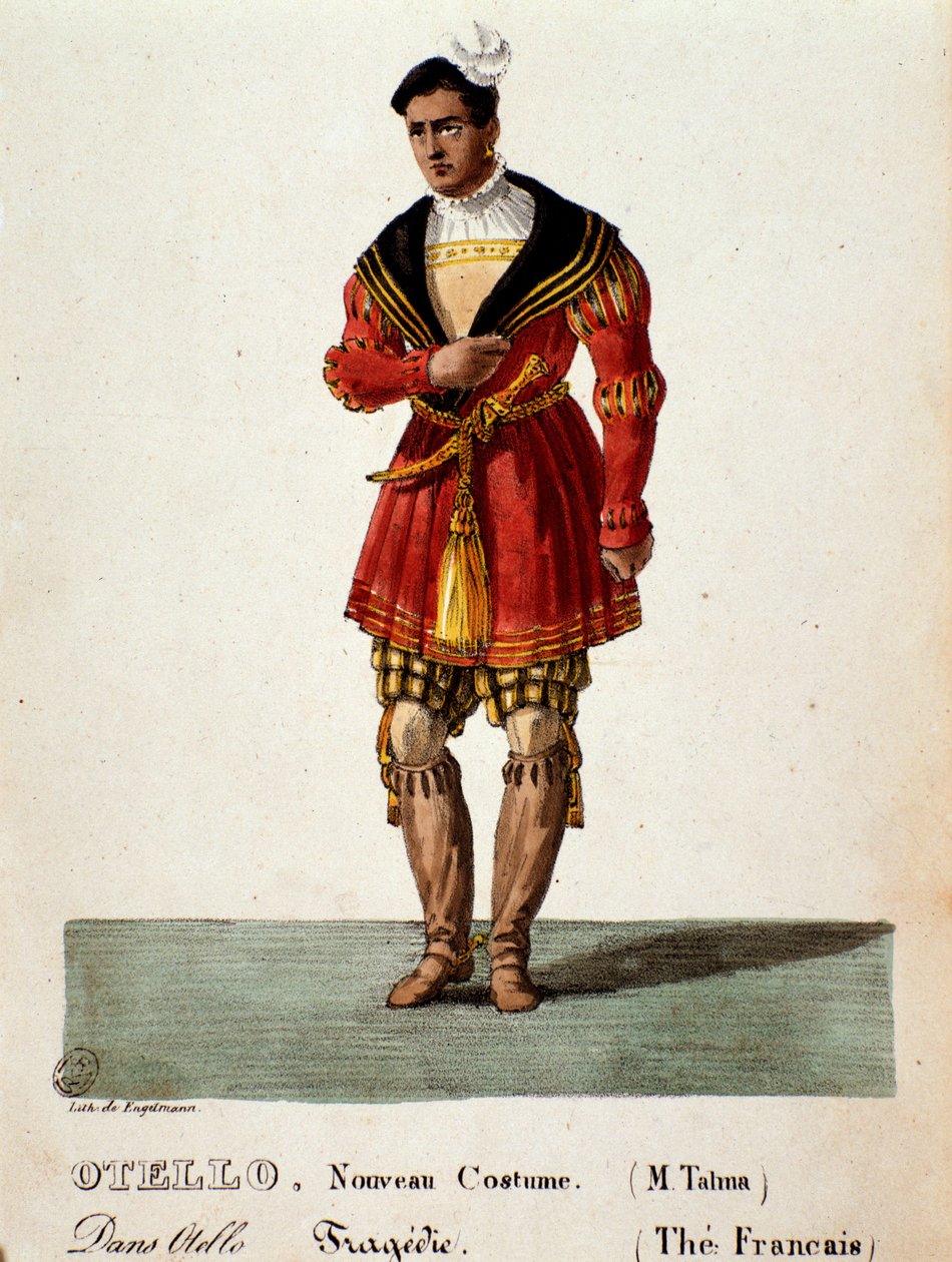 Francois Joseph Talma i Othello av Jean-Francois Ducis av Unknown artist