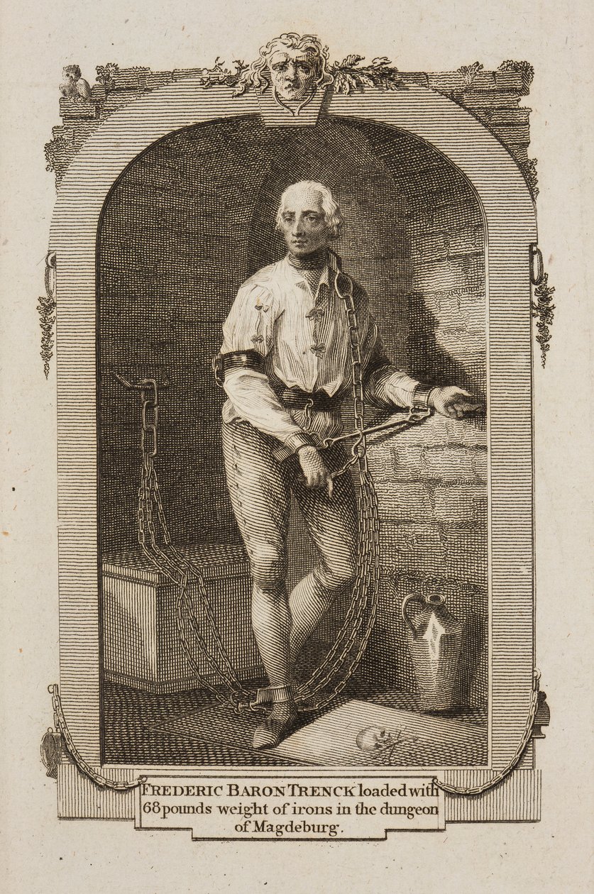 Frederick Baron Trenck av Unknown artist