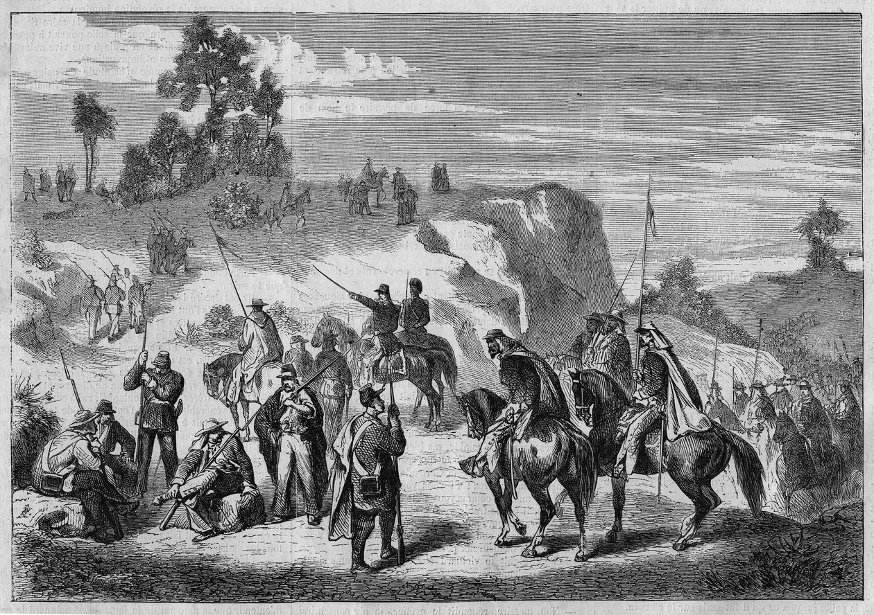 Fransk militær intervensjon i Mexico mot troppene til den meksikanske presidenten Juarez i provinsen Sinaloa (Sinaloa) fra 1862 til 1867. I "" L