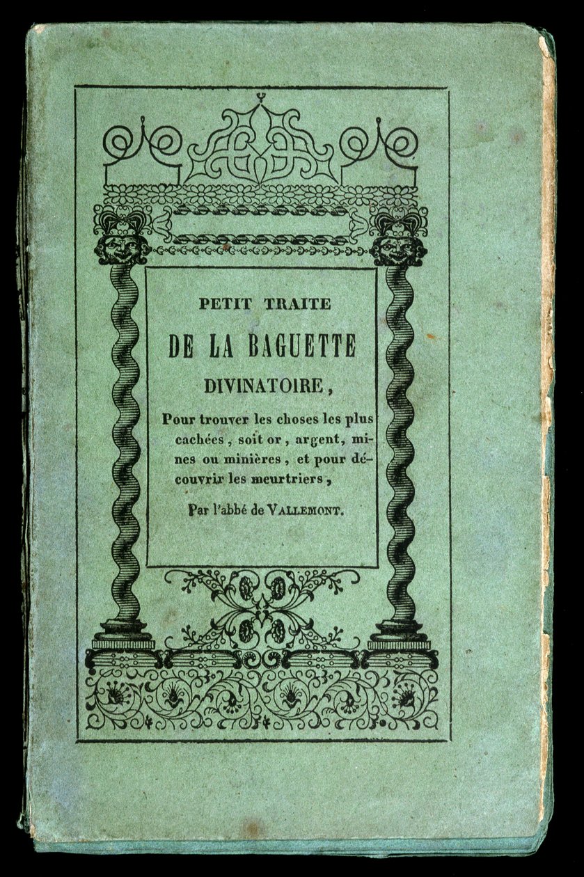 Frontispice av boken "Traité de la baguette divinatoire"" av abbeden av Vallemont av Unknown artist