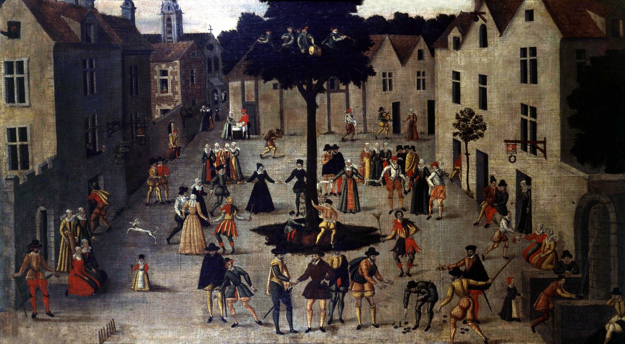 Postparti, anonymt 1500-tall. Carnavalet-museet i Paris av Unknown artist