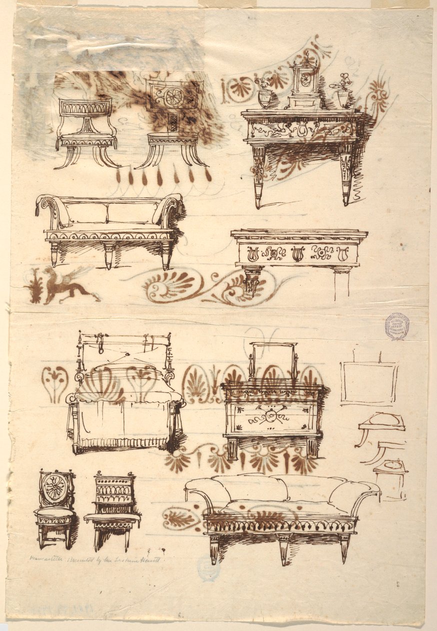 Møbeldesign av Unknown artist