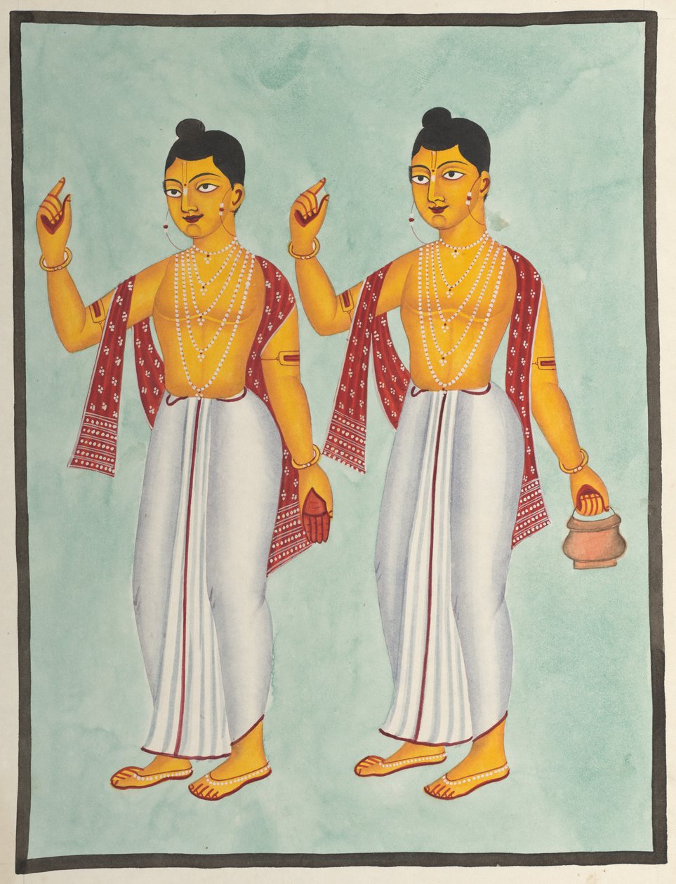 Gaur og Nitai av Unknown artist