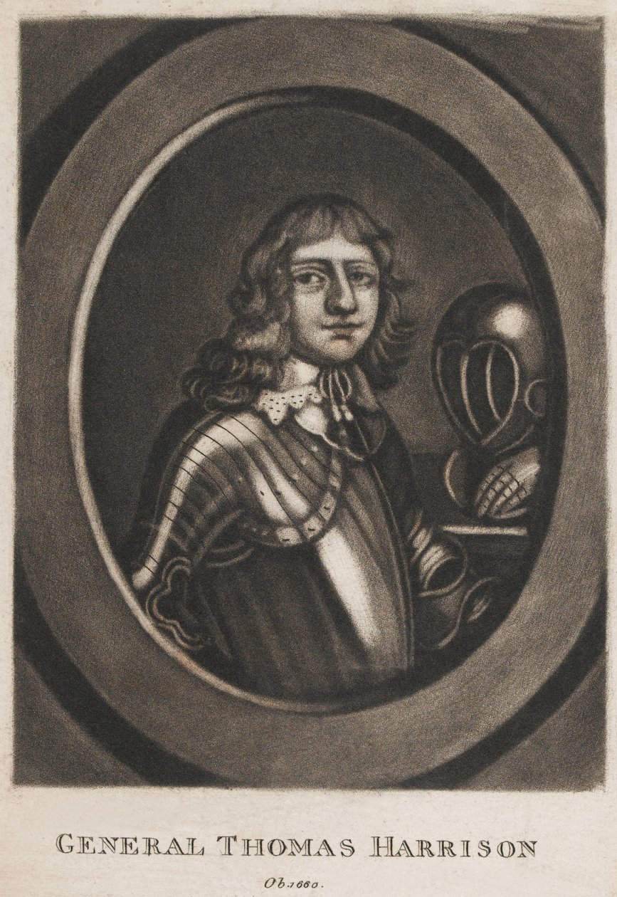 General Thomas Harrison av Unknown artist