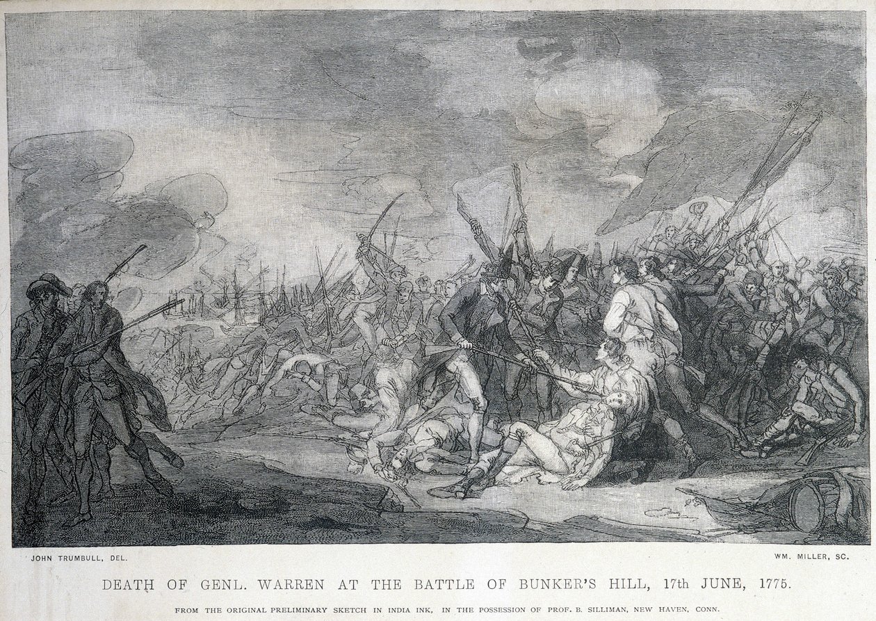 General Warren døde under slaget ved Bunker