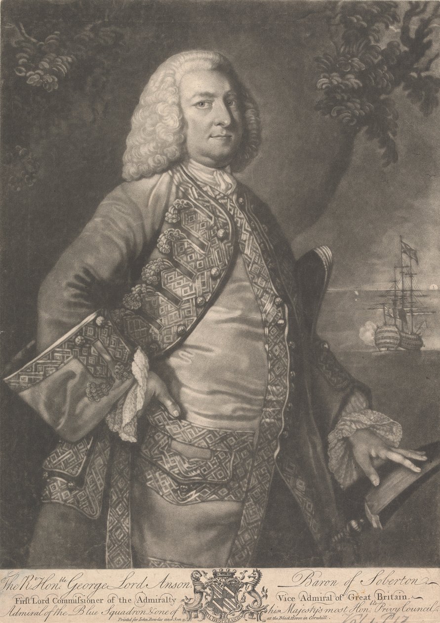 George Anson, 1. Baron Anson av Unknown artist