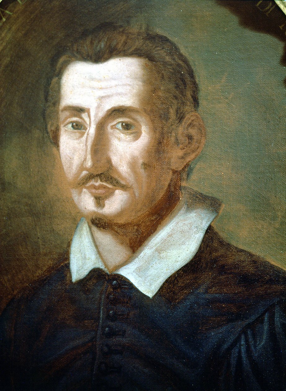 Gerolamo (Girolamo) Frescobaldi (1583 - 1643). Anonymt maleri. Konservatoriet i Napoli av Unknown artist