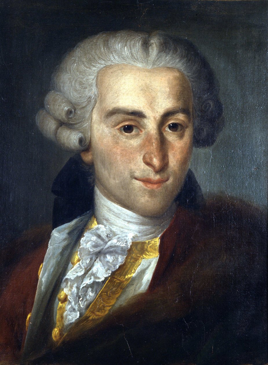 Giovanni Battista Sammartini 1700-1775. italiensk komponist. Anonymt maleri. Bolognas borgermuseum for bibliografisk musikk. av Unknown artist